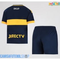 Camisa de time de futebol Boca Juniors Replicas 1º Equipamento Infantil 2025-26 Manga Curta (+ Calças curtas)